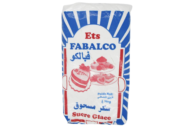 Sucre glace Extra fin - Fabalco - 700g